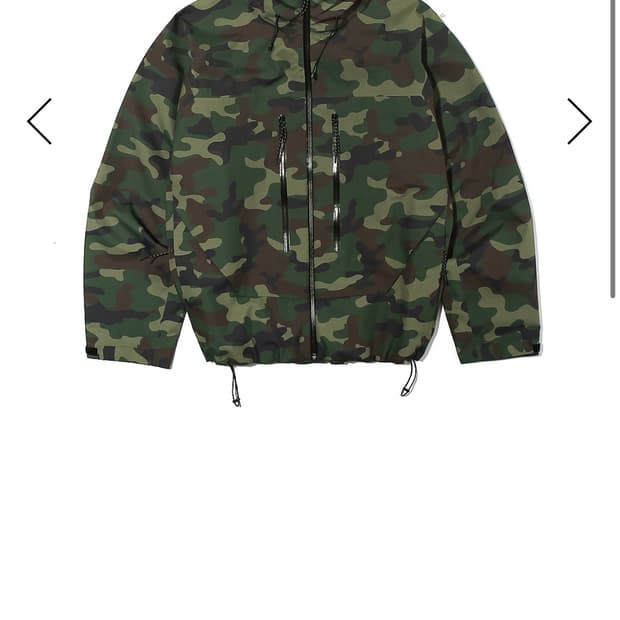 3레이어 카모 후드자켓 L