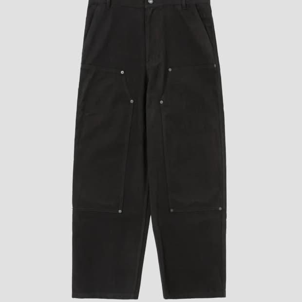 브라운야드 X 디키즈 더블니 카펜터 팬츠 블랙