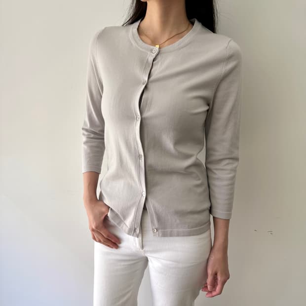 질샌더 네이비 jil sander navy 칠부 가디건