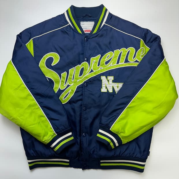 SUPREME 20AW Contrast 슈프림 바시티 자켓