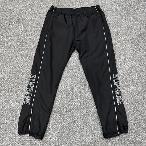 S 슈프림 Supreme 스트라이프 로고 우븐 나일론 팬츠 바지