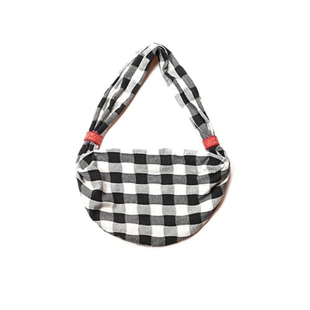 캐피탈 블록체크 스너프킨 백