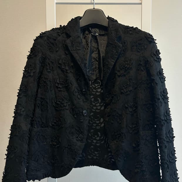 꼼데가르송 꽃무늬 자켓 