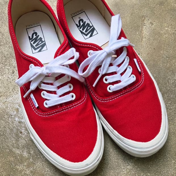 반스 볼트 OG 어센틱 LX 레드 275