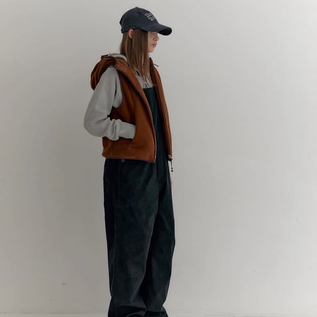 엔조블루스 브라운 후디 베스트