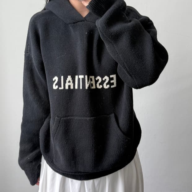 [S] 에센셜 피어오브갓 니트 후드티