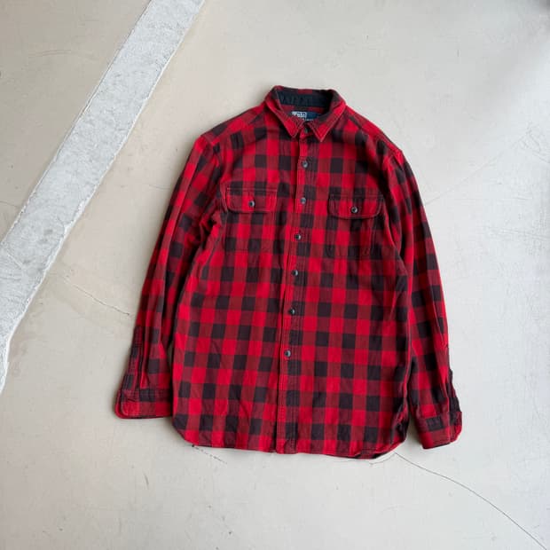 90s 폴로 랄프로렌 체크 셔츠