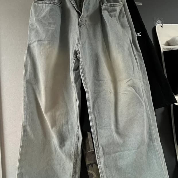 연청 와이드 데님 팬츠