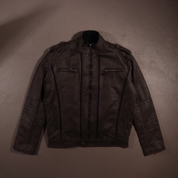 아르마니 진스 코팅 집업자켓