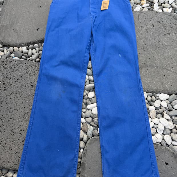OLD VINTAGE WASHED BLUE 빈티지 프렌치워크팬츠