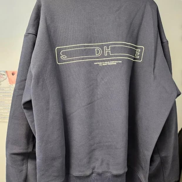 솔리드옴므 맨투맨 네이비 46