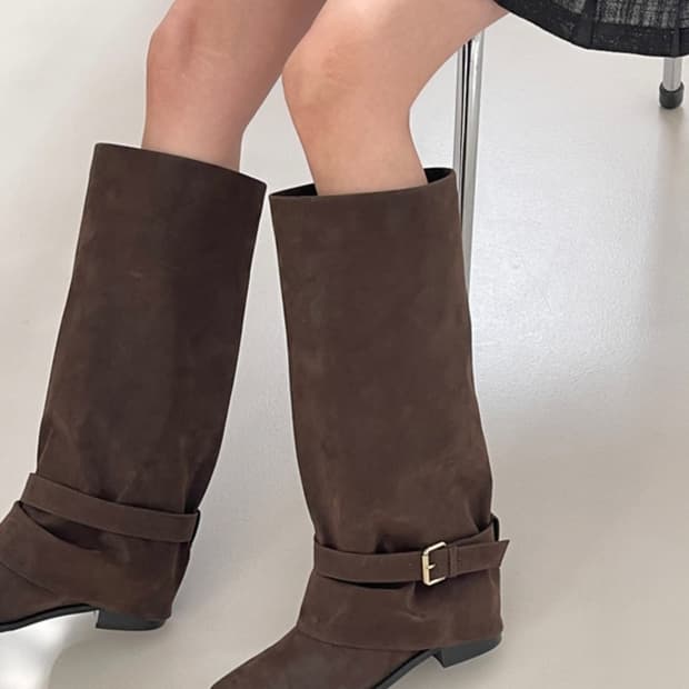 새것 폴딩부츠 레이어드 워머 부츠 벨트탈부착가능,셔링가능