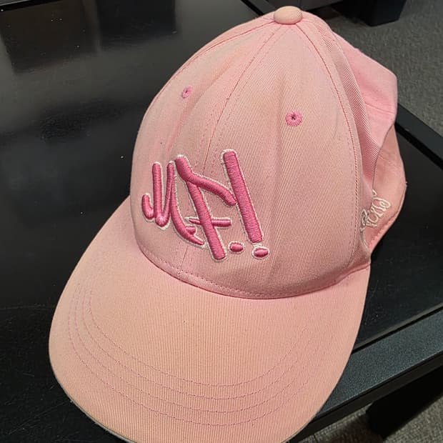마자플라바 y2k 자수로고 핑크볼캡