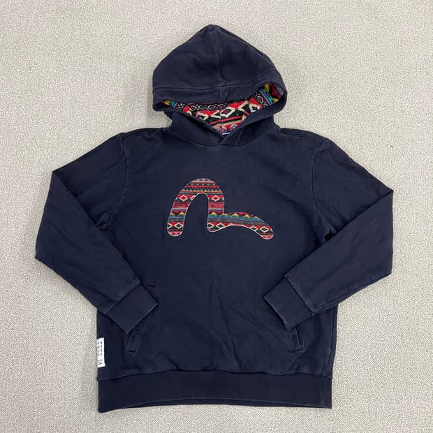 XL 에비수 멀티컬러 후드 티셔츠 0210M