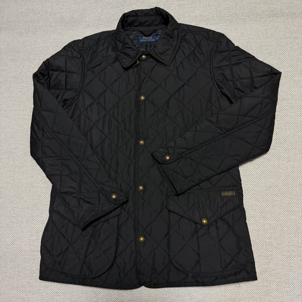 폴로 랄프로렌 블랙 퀼팅 자켓