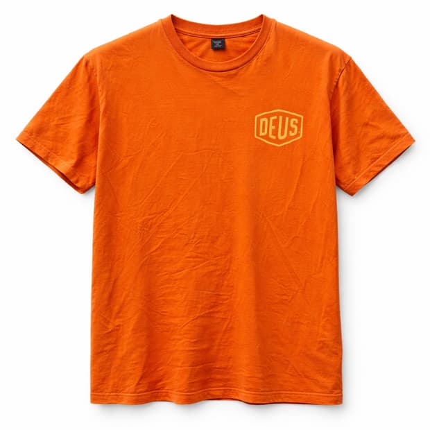 데우스 엑스 마키나 반팔티 오렌지 XL