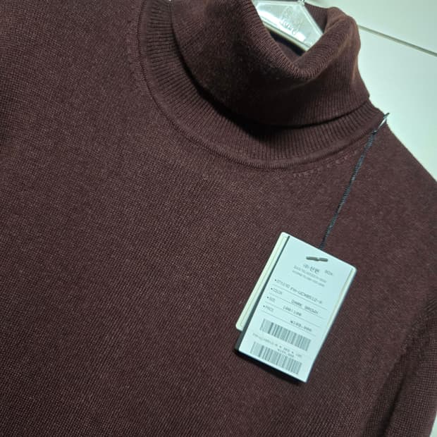 파렌하이트 남성 캐시미어 폴라니트티