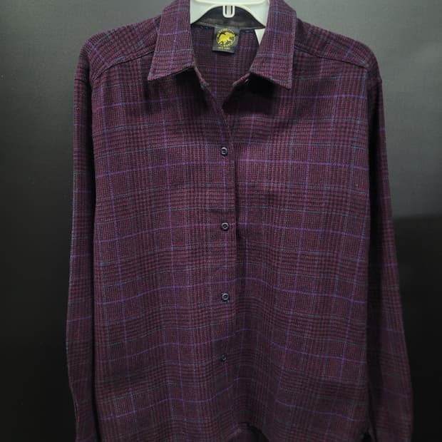 HUNTING WORLD 헌팅월드 USA 오버핏 울 셔츠