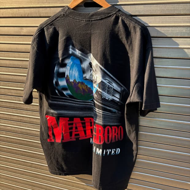 90s Marlboro unlimited 말보로 언리미티드 반팔 티셔츠