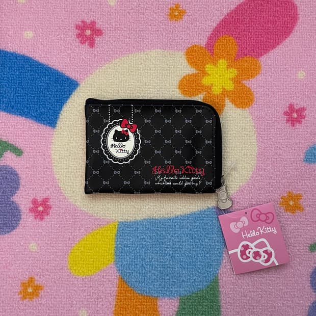 [새상품] 16년도 고전 블랙키티 지갑 카드지갑