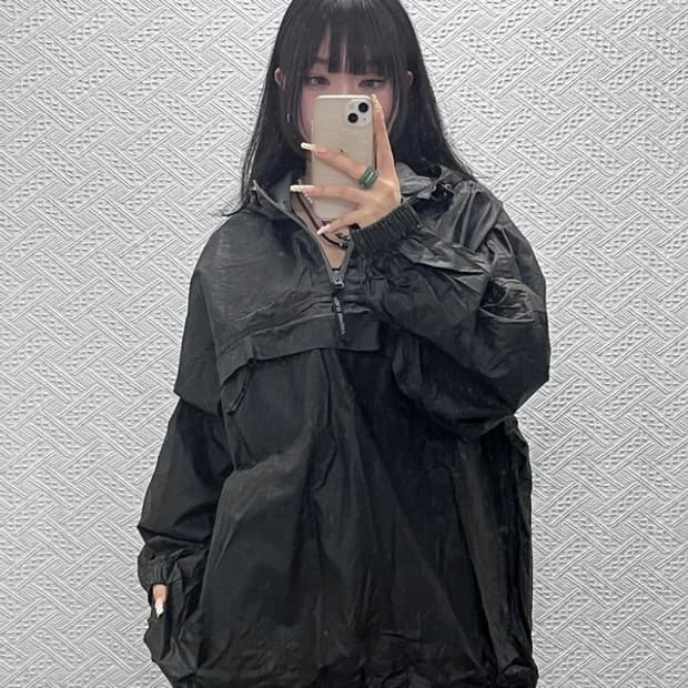 폴로 랄프로렌 올드스쿨 레트로 테크웨어 아노락 바람막이 L C10010