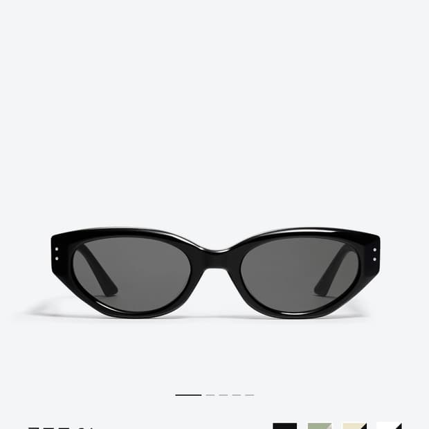 젠틀몬스터 로코코 01 블랙 선글라스