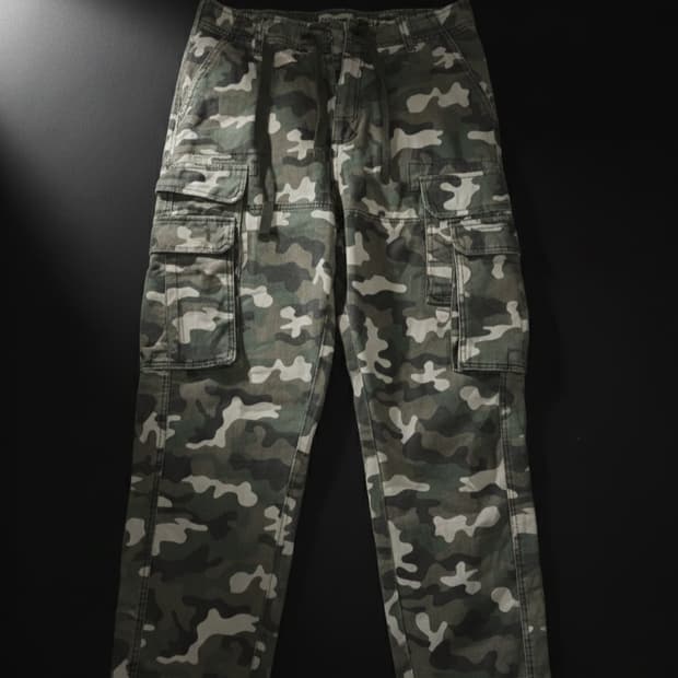 카모(밀리터리) 카고 팬츠 - 일본 빈티지