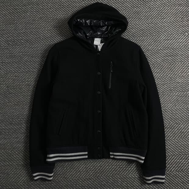 나이키 스우시로고 후드 모직 바시티 자켓o 3763