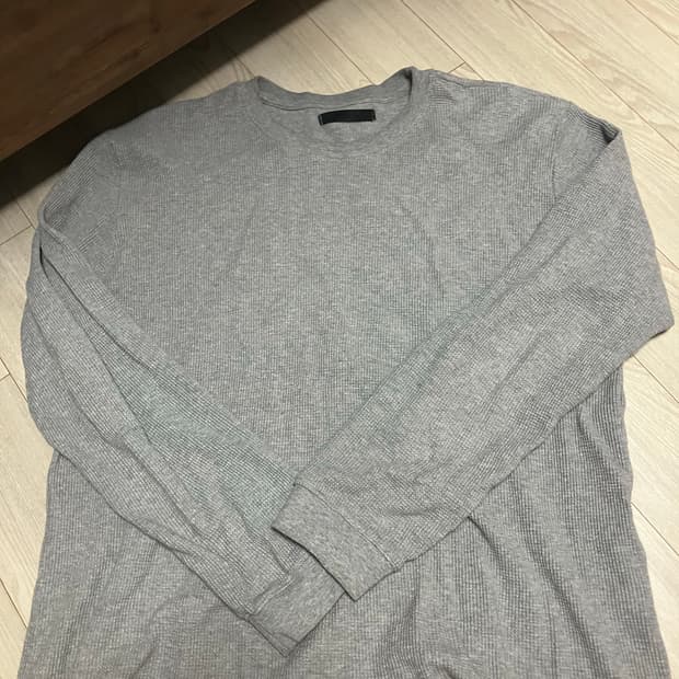 [2] htae 써멀 와플 롱슬리브 그레이