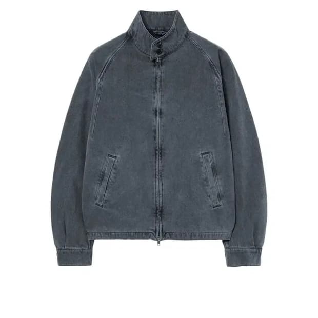 [구해요] 해칭룸 해링턴 데님 자켓 블루 그레이 2사이즈