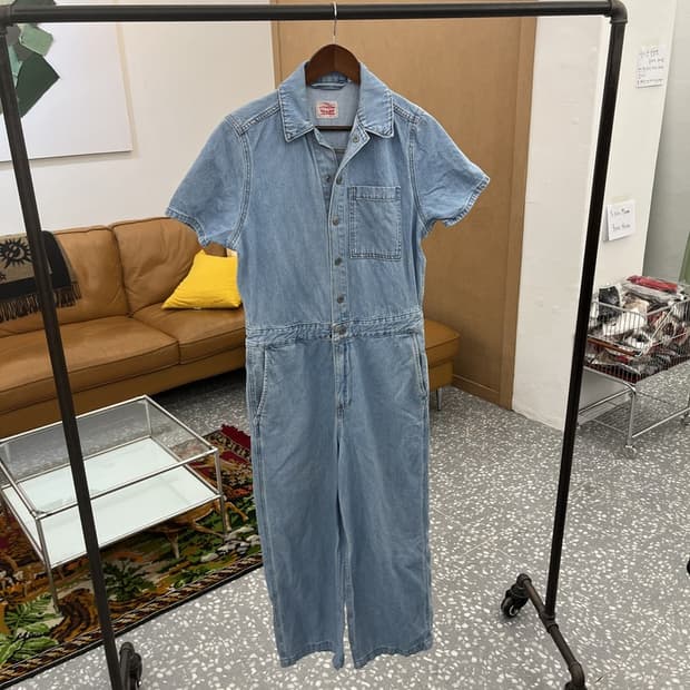 리바이스 빈티지 스트링 데님 점프수트 90 C05457
