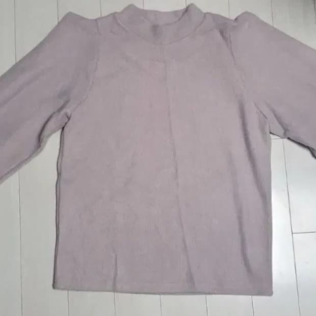 급처새상품!바닐라비 라벤더 어깨셔링니트티셔츠 리즈리사st레니본st샤틴st