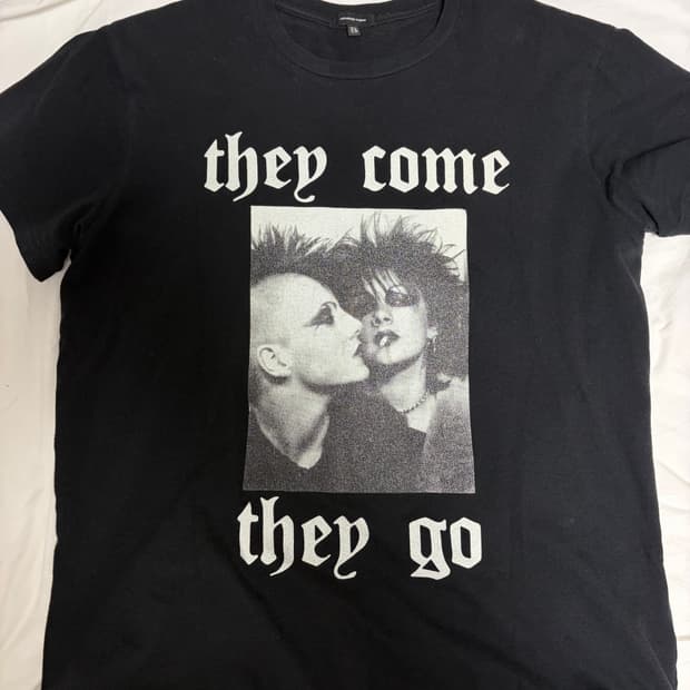 R13 They come they go 프린팅 티셔츠 size s