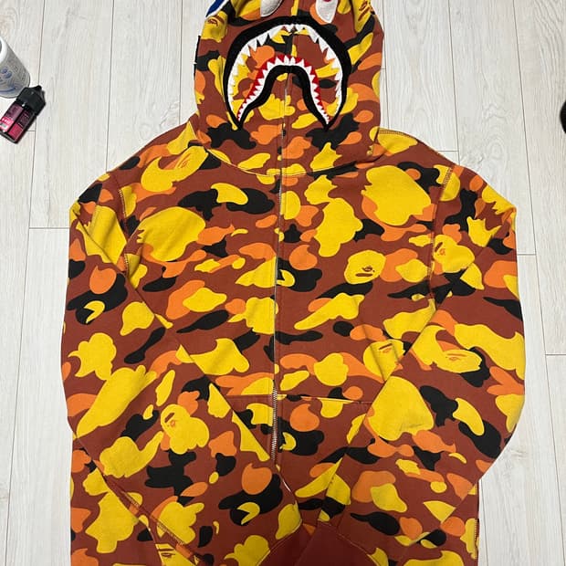 베이프 후드집업