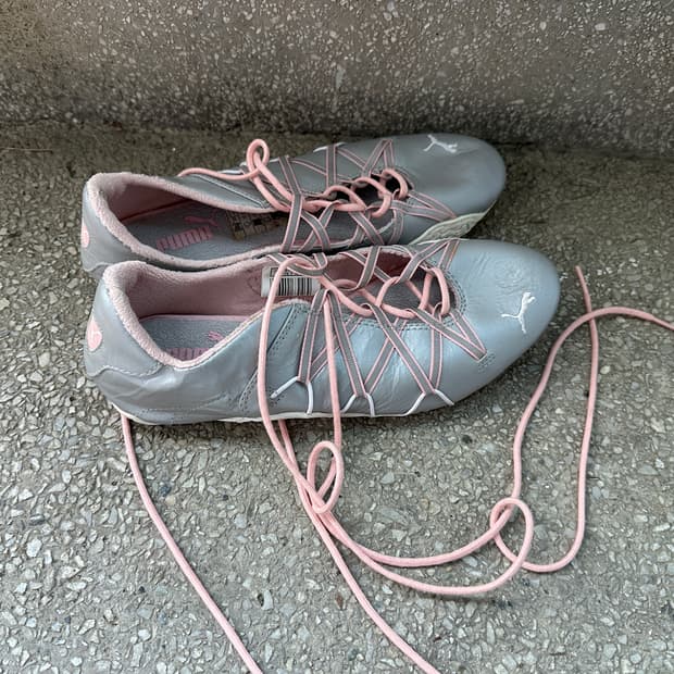 Puma Vintage Lace-up Ballet Shoes