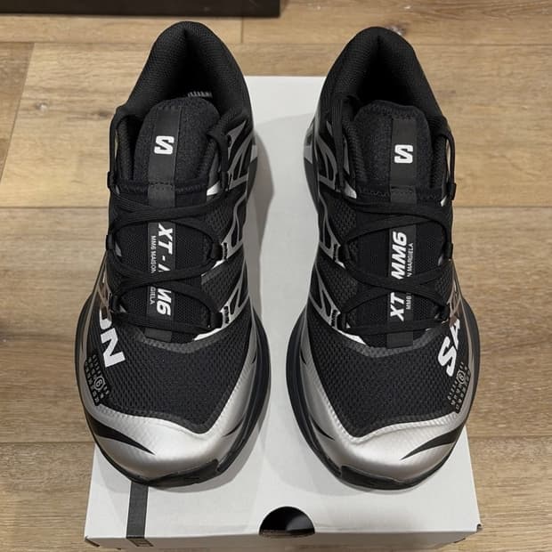 살로몬 mm6 XT-6 블랙 실버팬텀 265