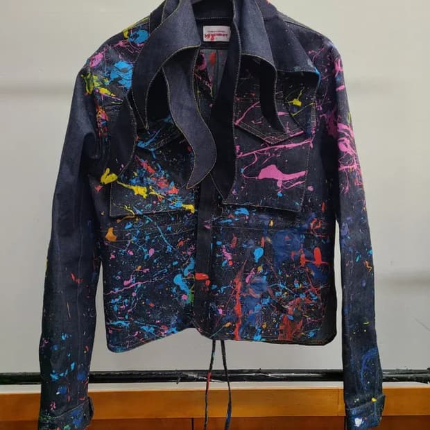 찰스제프리 러버보이 페인팅 데님 자켓