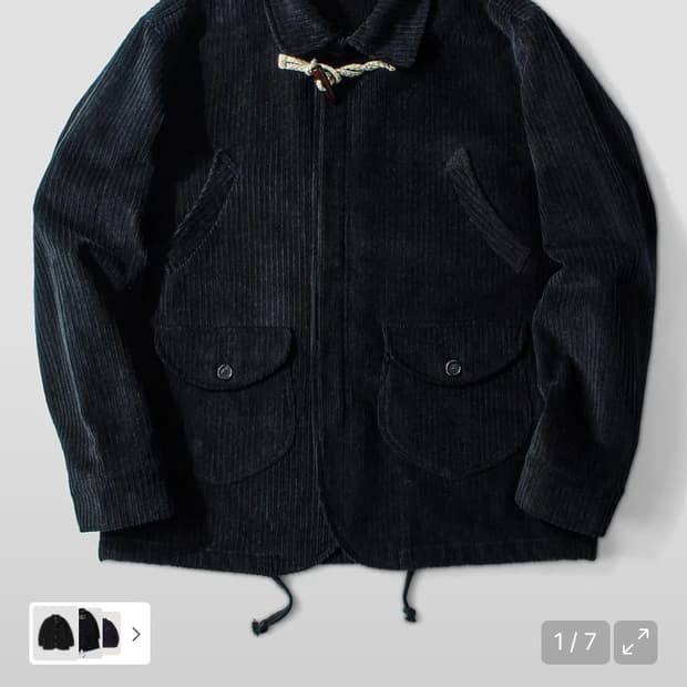 VDR 코듀로이 토글 자켓