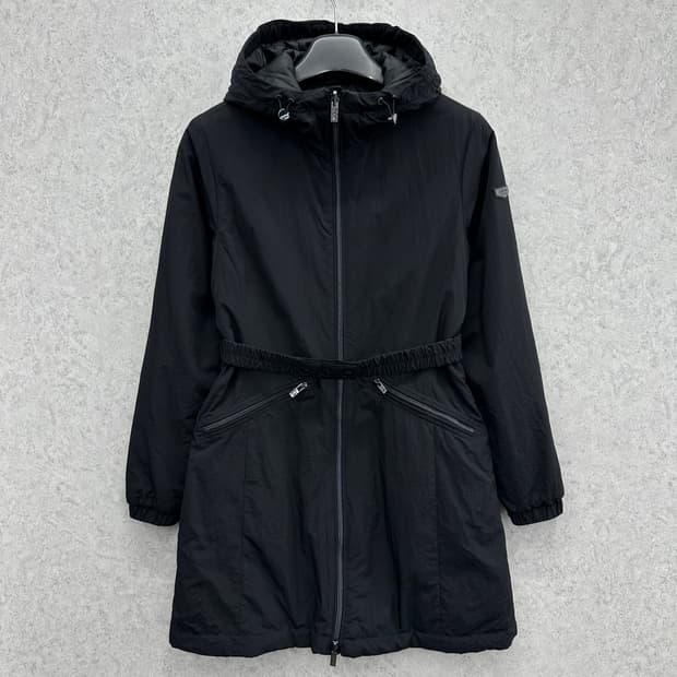 95 캘빈클라인 여자 양면 리버서블 누빔 하프 점퍼