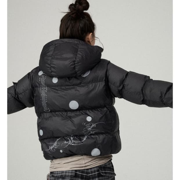 아키하라 패딩 블랙 S