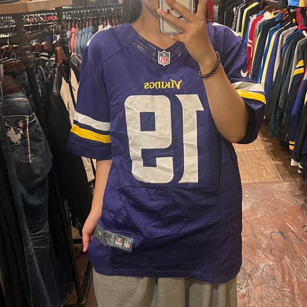 [HI]NFL 풋볼져지 반팔티 퍼플