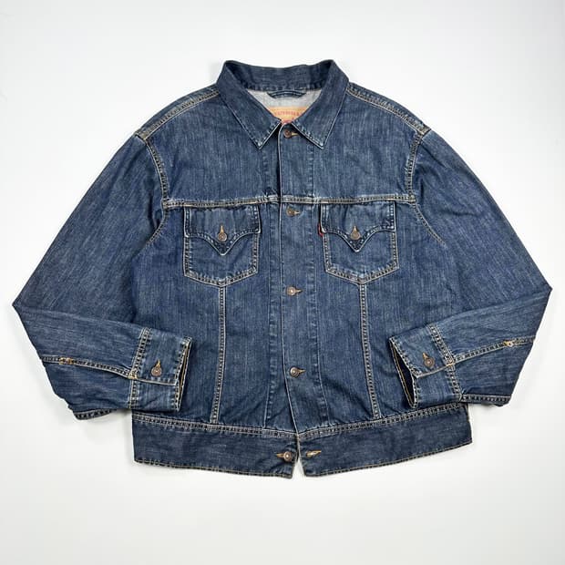 리바이스 og 웨스턴 데님 트러커 자켓 XL