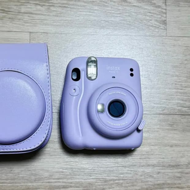 인스탁스 미니11 퍼플 + 케이스