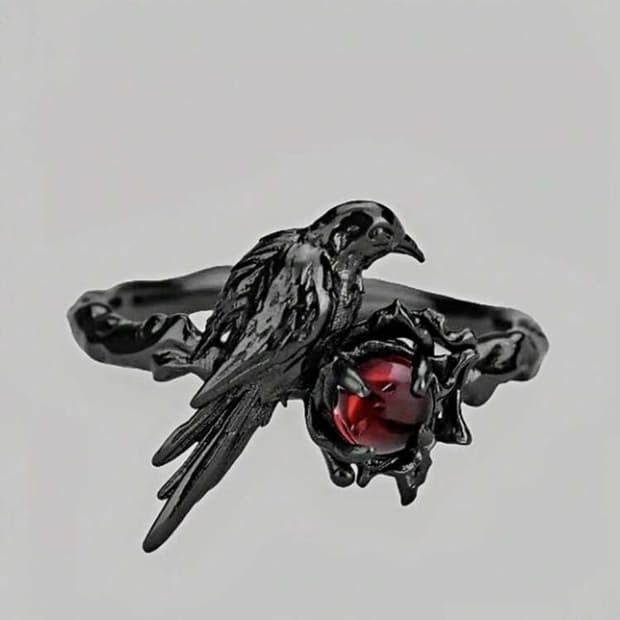 Black Crow Ring