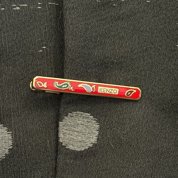 KENZO Paisley Enamel Tie Pin