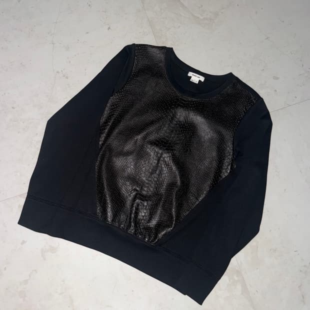 Helmut Lang Motion Snake Embossed Sweat