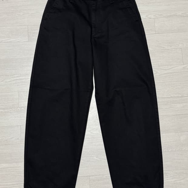 유니클로U 와이드핏 치노팬츠 블랙 76