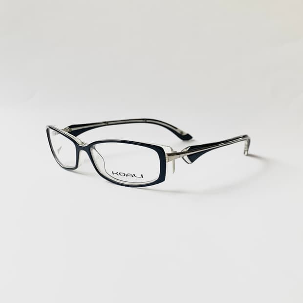 [Event 07] koari 블랙 포인트 클래식 스퀘어 뿔테 안경