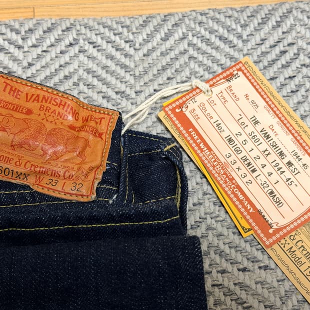 프리휠러스 청바지 601xx 1944-45 대전판 33사이즈