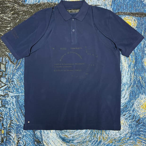 BLESS Nº68 Polo-oho Navy Blue